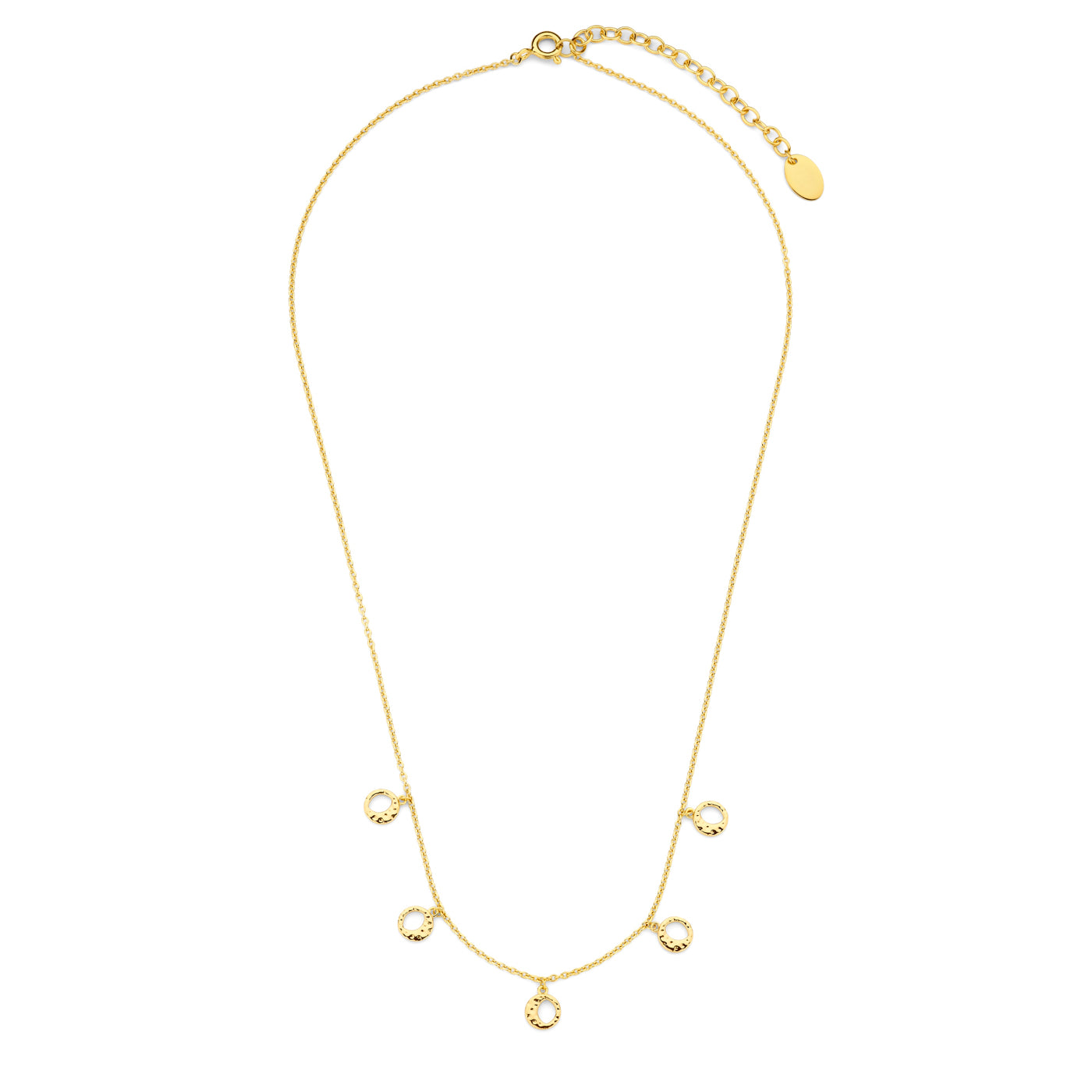 Violet Hamden Luna 925 Sterling Silver Gold Plated Necklace VH340034