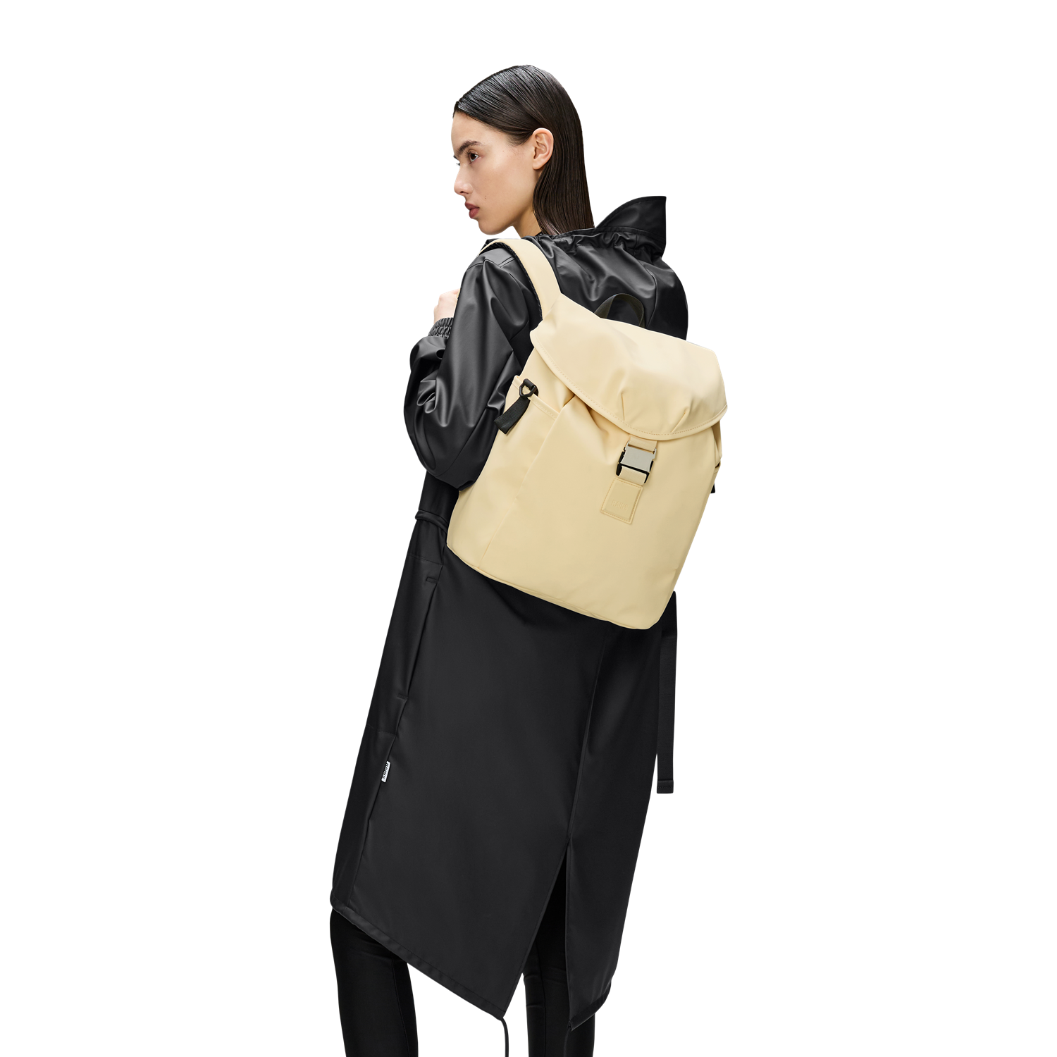 Rains Valera Beige Bucket Backpack R14840-133