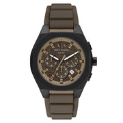 Armani Exchange Sync Round Brown Dial Watch AX4293