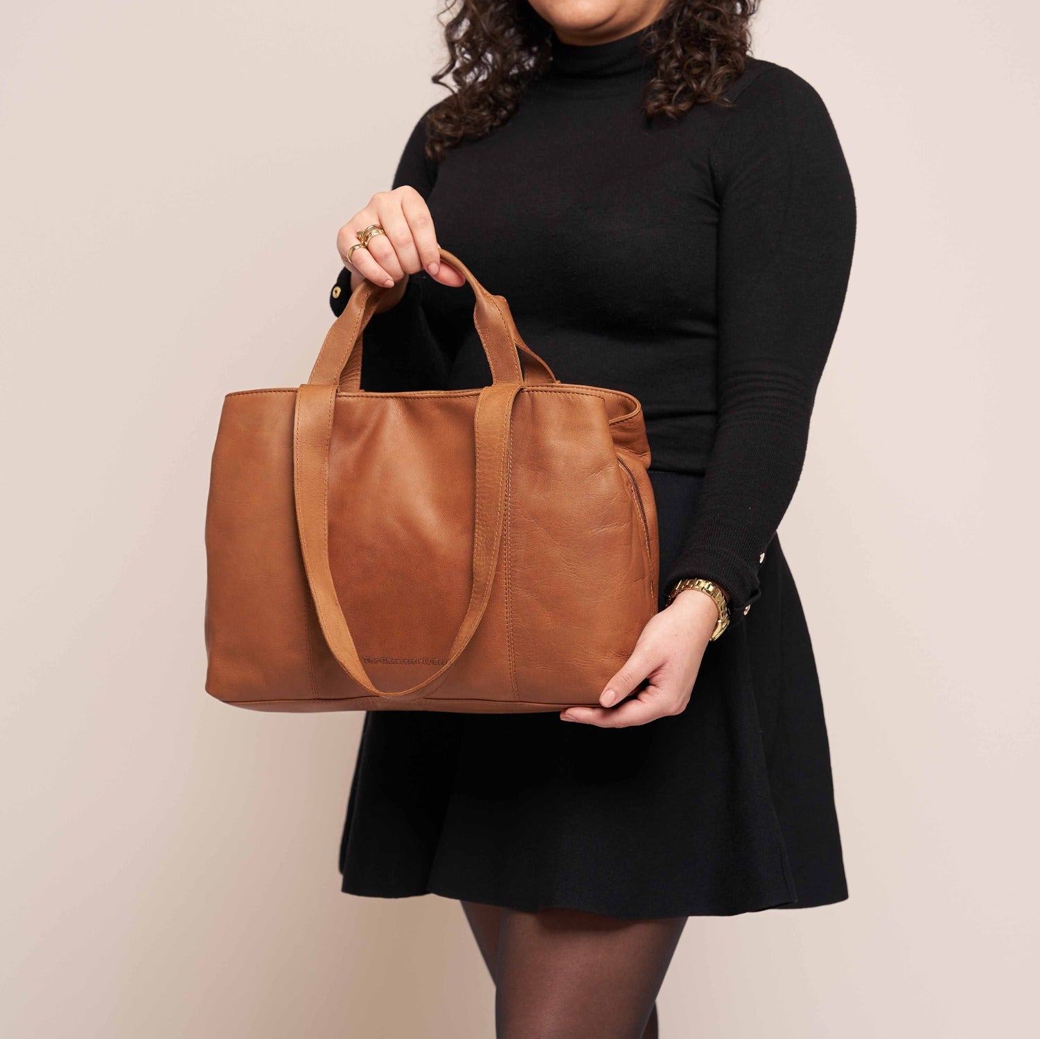 The Chesterfield Brand Gail Leather Cognac Shoulder Bag C48.098731