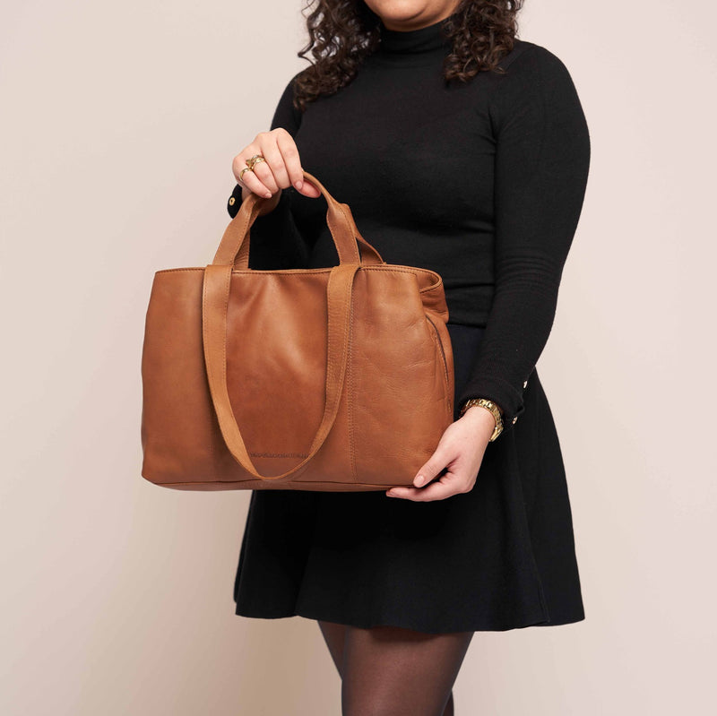 The Chesterfield Brand Gail Leather Cognac Shoulder Bag C48.098731-zoom-