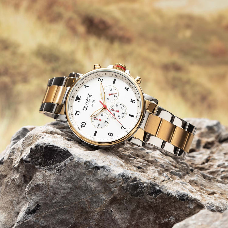 Olympic Jack Zilverkleurig Heren Horloge 2002-OL89HSS057B-zoom-