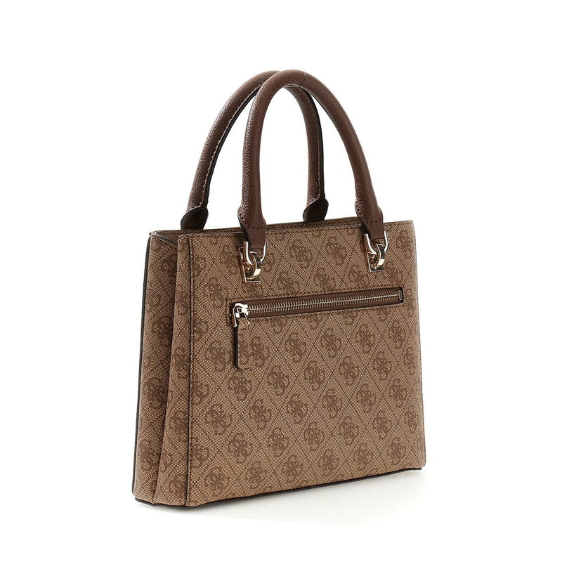 Guess Noelle Latte Logo Brown Handtasche Mit Mehreren Fächern HWBG96-72050-LGW-zoom-