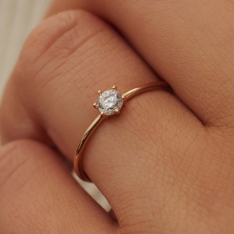 Isabel Bernard La Concorde Abelle 14 Karat | Roségold Ring IB330025-48-zoom-