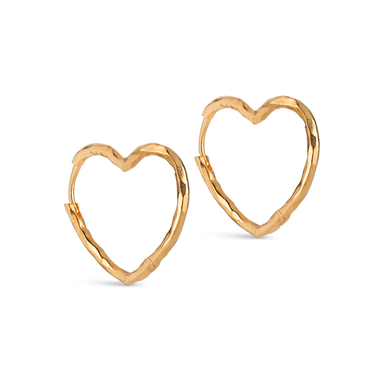 ENAMEL Copenhagen Organic Heart 925 Sterling Silver Ohrringe E414GM-zoom-