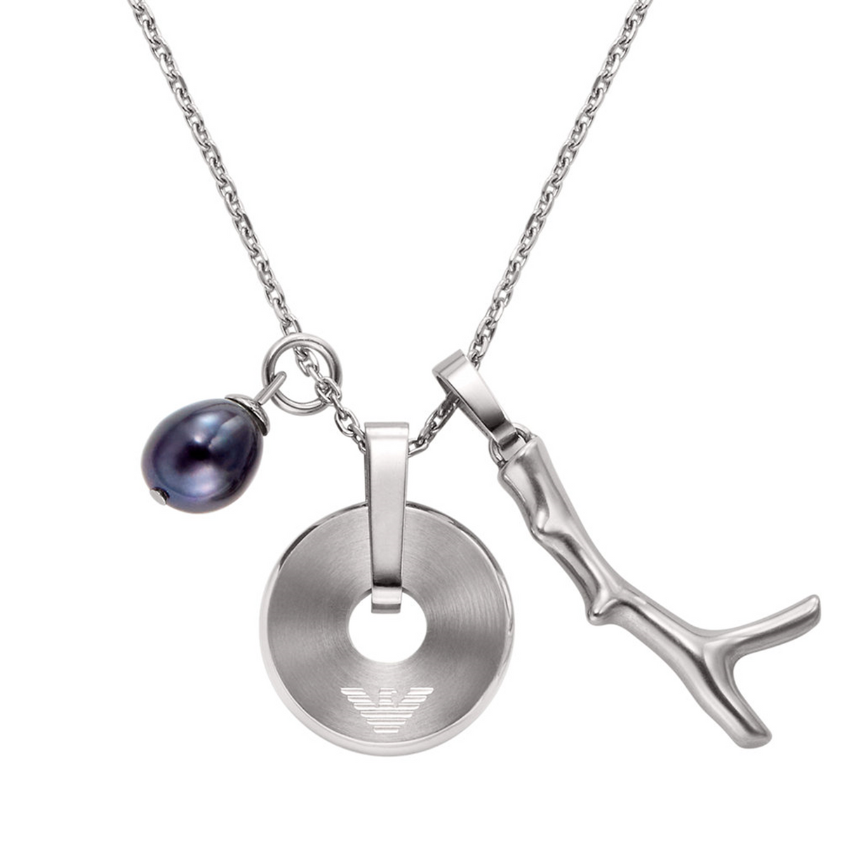 Emporio Armani Stainless Steel Men's Necklace EGS3324040