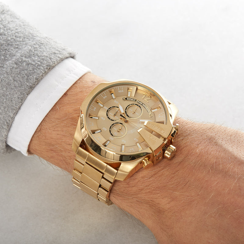Diesel Mega Chief herren Uhr Gold DZ4360-zoom-