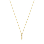 Isabel Bernard De la Paix Flavie 14 Karat gold necklace with diamond 0.03 carat IBD350027