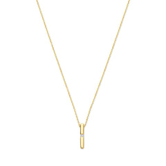 Isabel Bernard De la Paix Flavie 14 Karat gold necklace with diamond 0.03 carat IBD350027