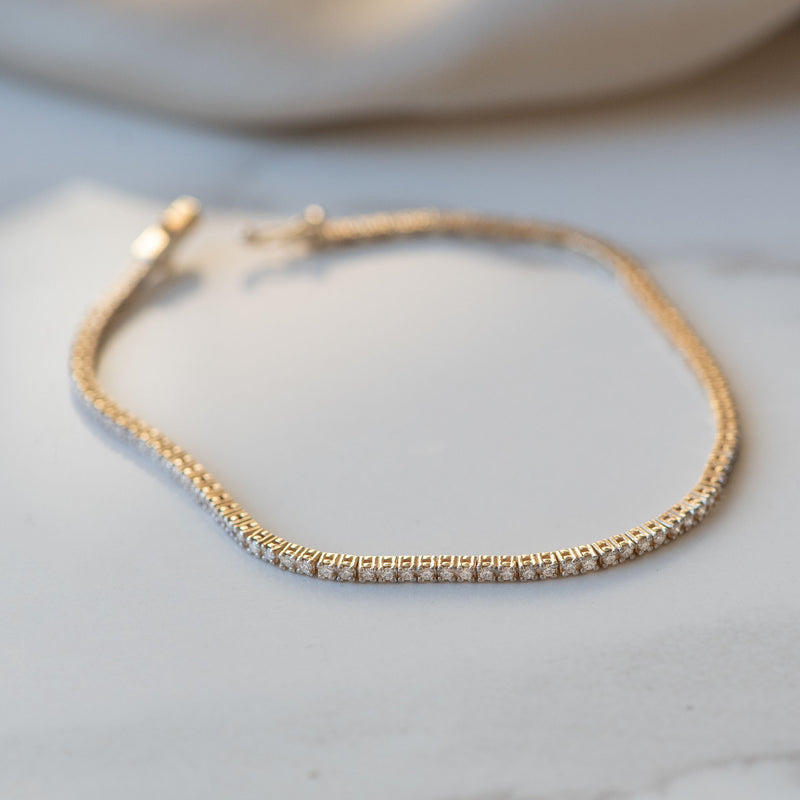 Isabel Bernard De la Paix Madeline 14 Karat | Gold Tennis Armband | Diamant 1.08 Karat | IBD320005-zoom-