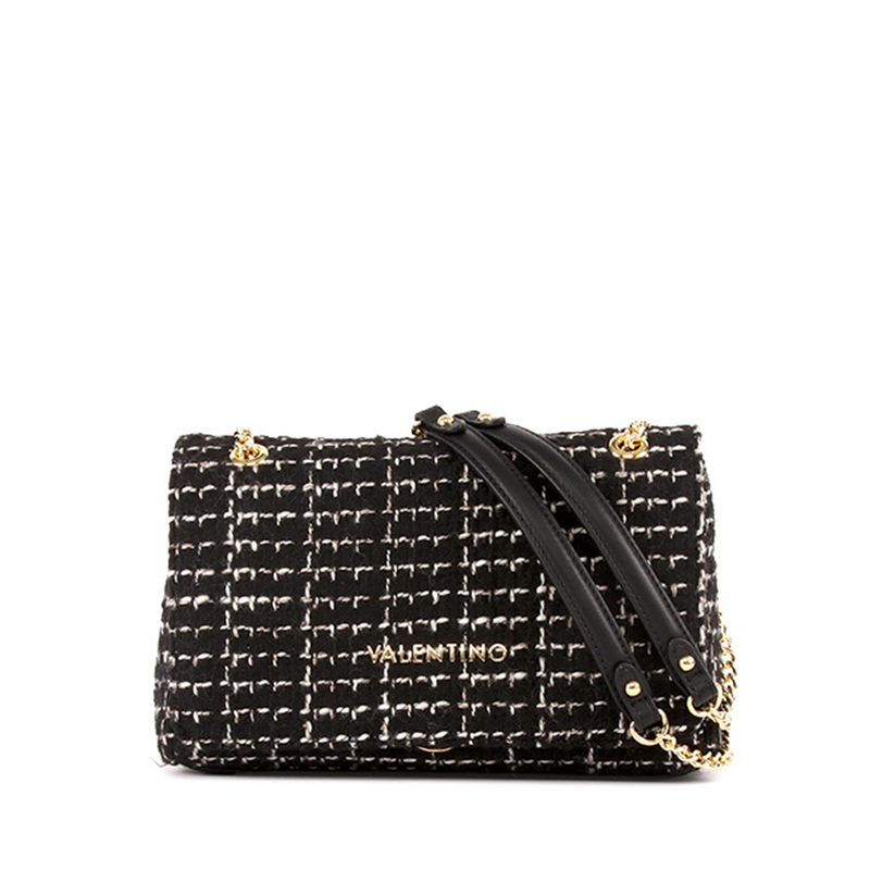 Valentino Bags Tweed Multi-coloured Shoulder bag VBS9JP02NERO/MULTI-zoom-
