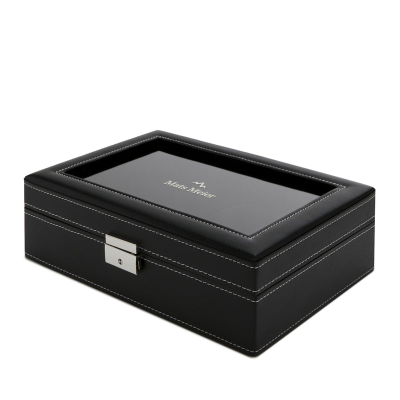 Mats Meier Mont Fort herren Uhrenbox Schwarz MM-Watchbox-1904-zoom-