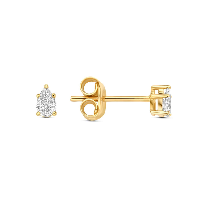 Isabel Bernard De la Paix Eloise 14 karat gold ear stud with diamond 0.2 carat IBD360036-zoom-