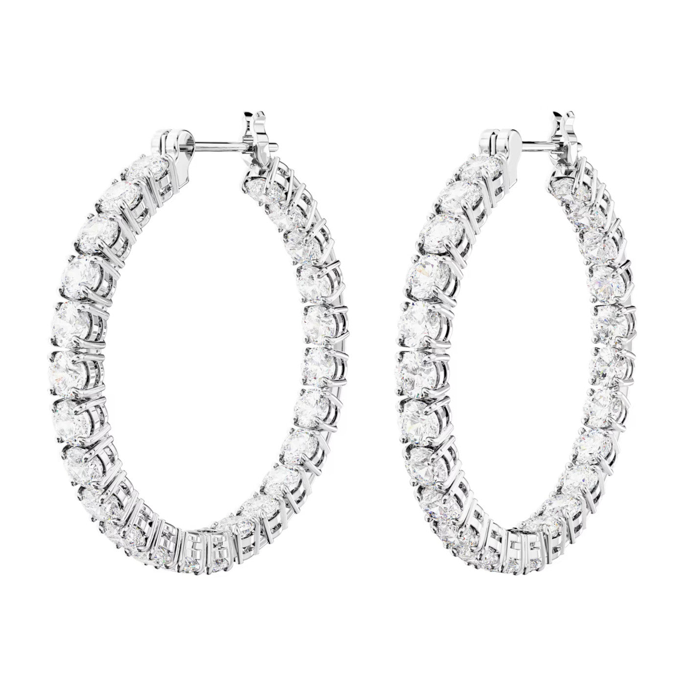 Swarovski Matrix Silver Earrings 5647715