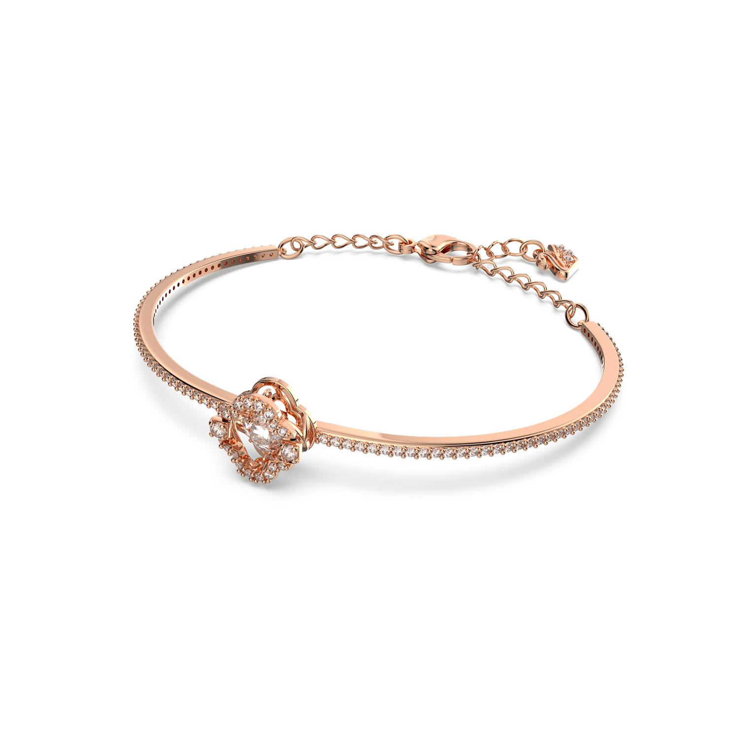 Swarovski Una Angelic Clover Rose Gold-Coloured Bracelet 5642925