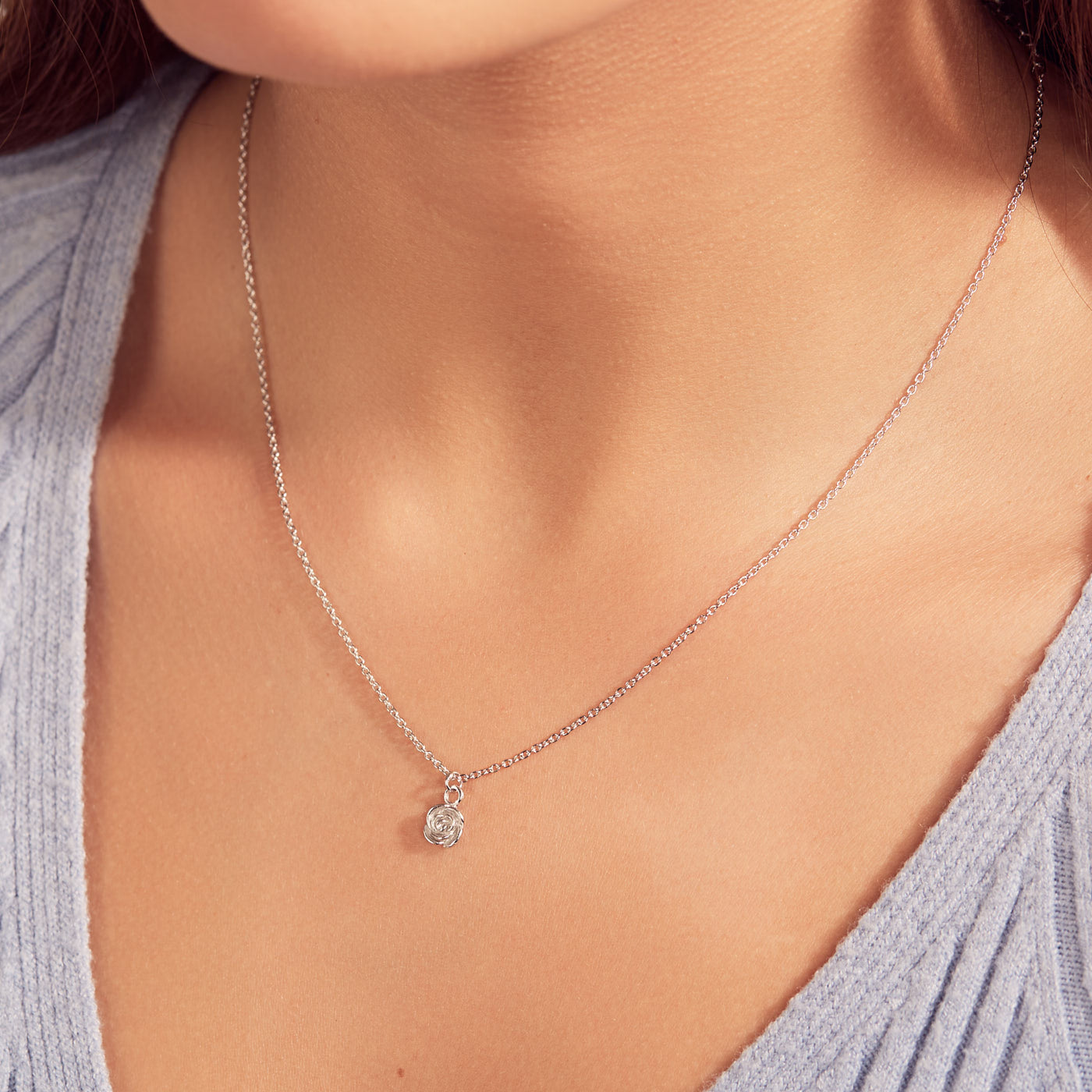 Karma Silver Necklace T233