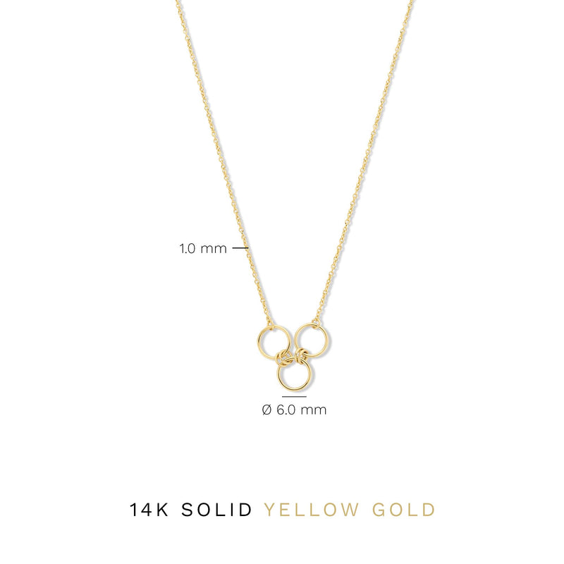 Isabel Bernard Belleville Anna 14 Karat | Gold Halskette IB340047-zoom-