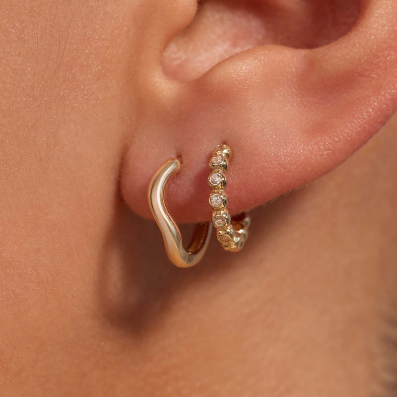 Beloro Jewels La Rinascente Mathilde 9 Karat Gold Creolen (9,6 mm) BO360109-zoom-