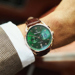 Mats Meier Mont Vélan Chrono Green/Brown Watch MM10002