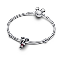Pandora Disney 925 Sterling Silver Minnie Mouse Holiday Charm 794218C01