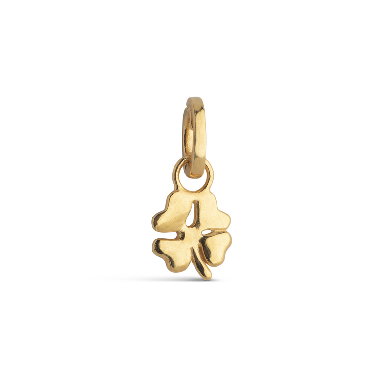 ENAMEL Copenhagen Organic Clover Charm C021G-Gold-zoom-