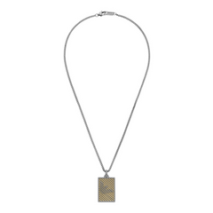 Emporio Armani Silver Stainless Steel Necklace EGS3239060