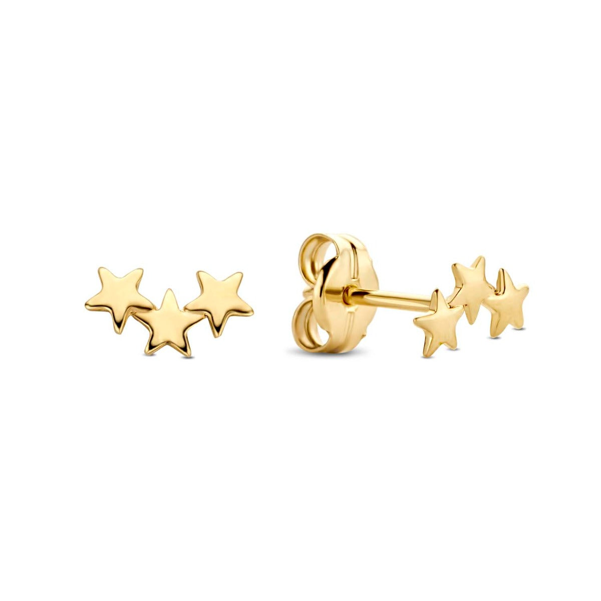 Jackie Gold 14 karat gold Ear Stud JKE20.004