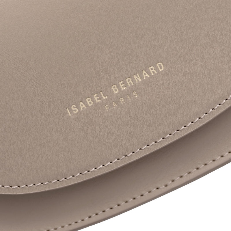 Isabel Bernard Montmartre Manon Taupe Naturleder Crossbody Tasche IB21116-zoom-
