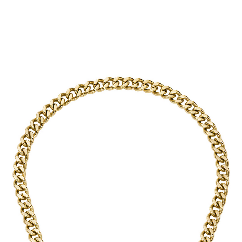 Fossil Carlie T-Bar Stainless Steel Women's Necklace JF04956710-zoom-