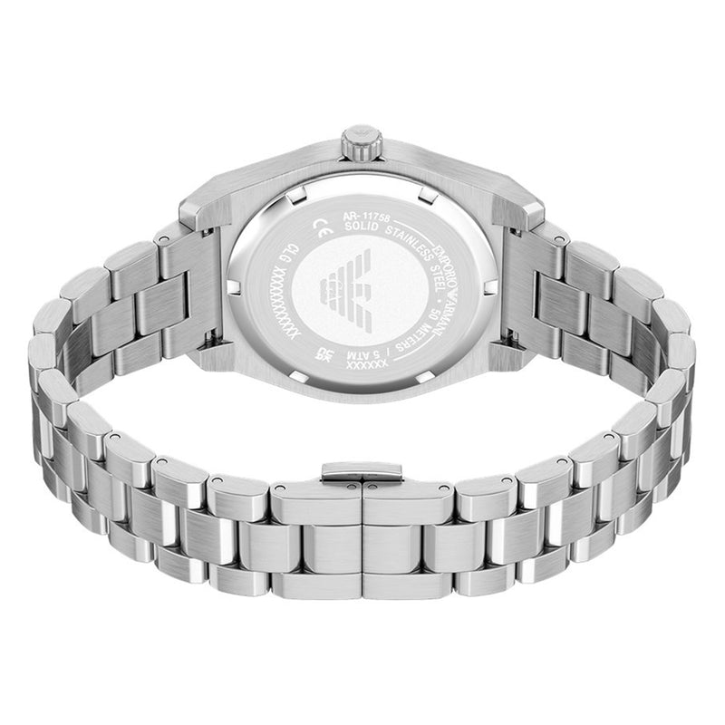 Emporio Armani Round Blue Dial Watch AR11758-zoom-