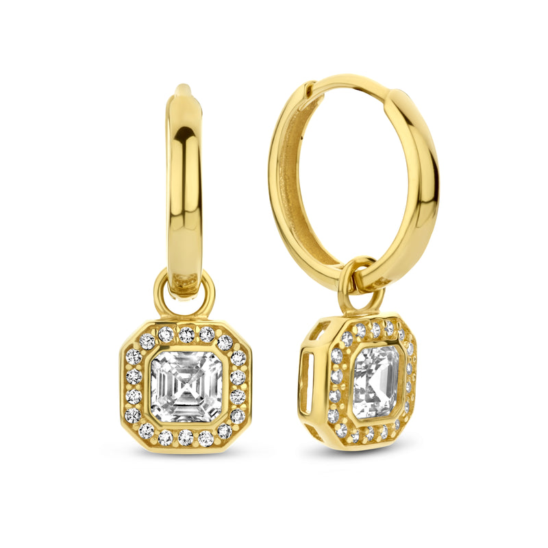 Beloro Jewels Monte Napoleone damen Creolen 375 Gold BO360041-zoom-