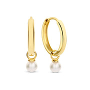 Isabel Bernard Belleville Luna 14 Karat | Gold Reif-Ohrringe IB360158