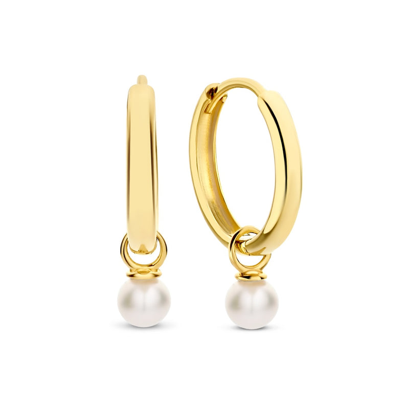 Isabel Bernard Belleville Luna 14 Karat | Gold Reif-Ohrringe IB360158-zoom-