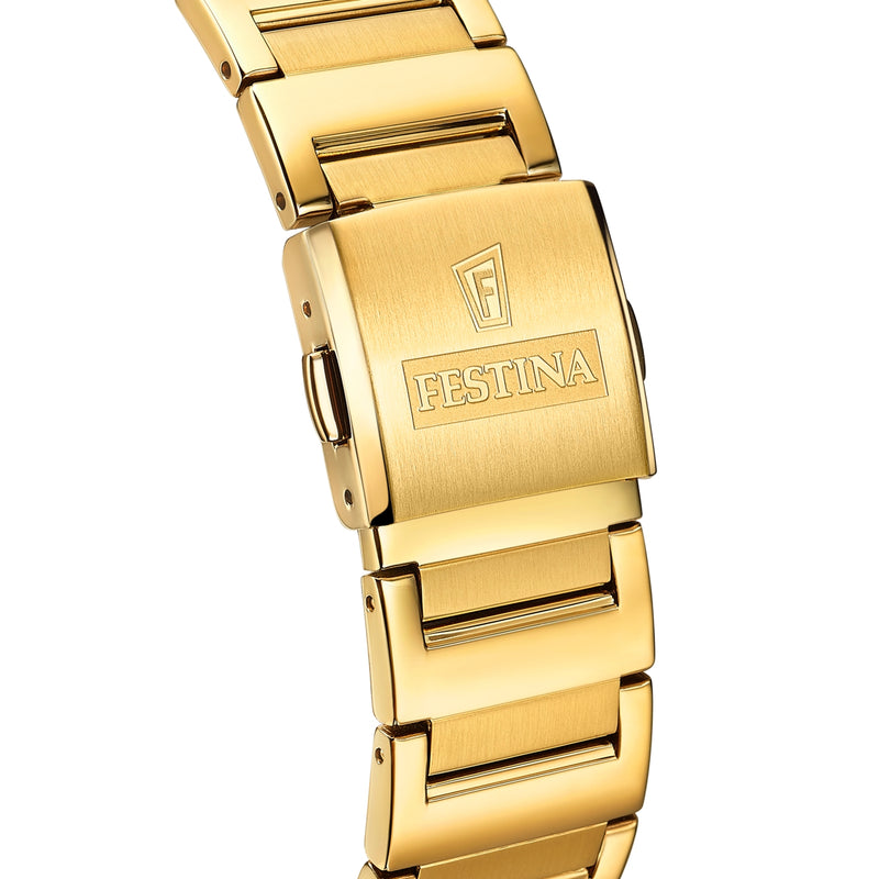 Festina On The Square herren Uhr Gold F20678/1-zoom-