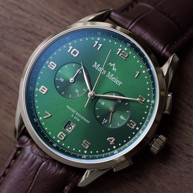 Mats Meier Mont Vélan herren Uhr Braun MM10002-zoom-
