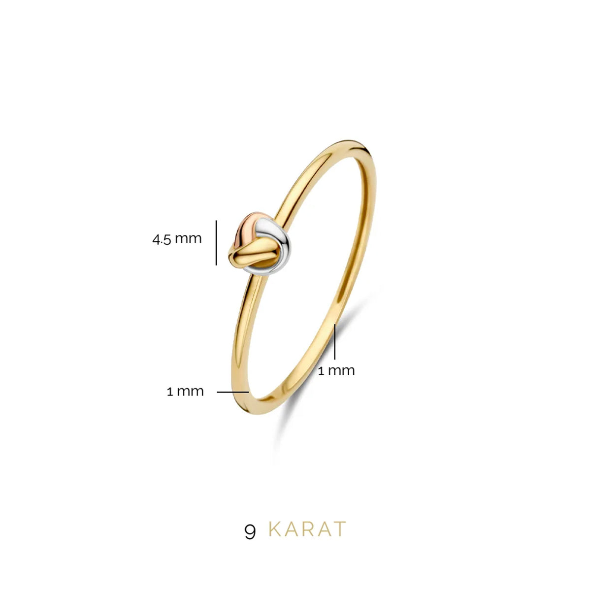 Beloro Jewels Della Spiga Mira 9 carat gold Ring BO330016-48