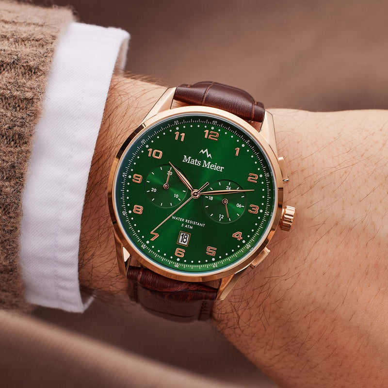 Mats Meier Mont Vélan herren Uhr Braun MM10002-zoom-