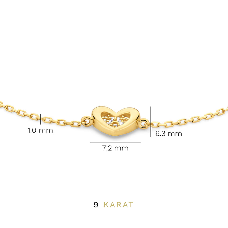 Beloro Jewels Monte Napoleone damen Armband 375 Gold BO320031-zoom-