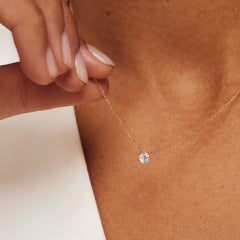 Isabel Bernard La Concorde Garance 14 Carat Rosegolden Necklace IB340142 (Length: 40.00-44.00 cm)