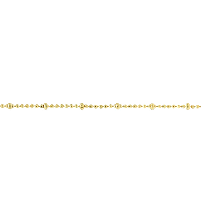Karma 925 Sterling Silber Goldfarbene Dots Diamonds Armband 94127GP (Länge: 16.50 - 19.00 cm)-zoom-
