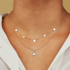 Isabel Bernard Belleville Nova 14 Carat Golden Necklace IB340029 (Length: 40.00-45.00 cm)