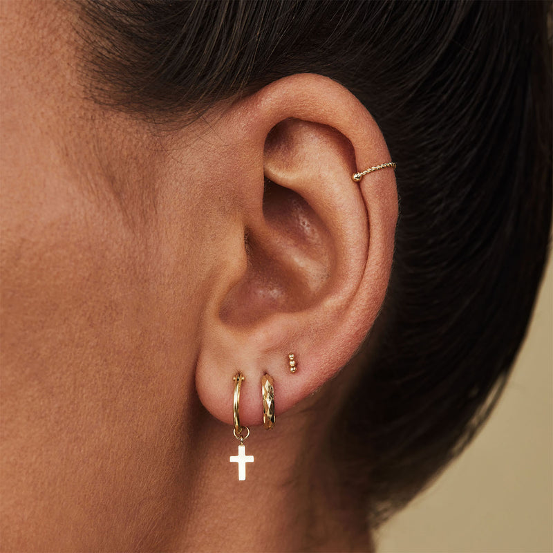 Isabel Bernard Rivoli Claire14 Karat | Gold Ohrstecker IB360193-zoom-