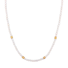 Elli 925 Sterling Silver Pearl Necklace with Pearl 2004-BF-0007245-001