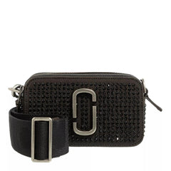 Marc Jacobs The Mini Bag The Crystal Canvas Snapshot Black Crossbody Bag 2001-A0270534