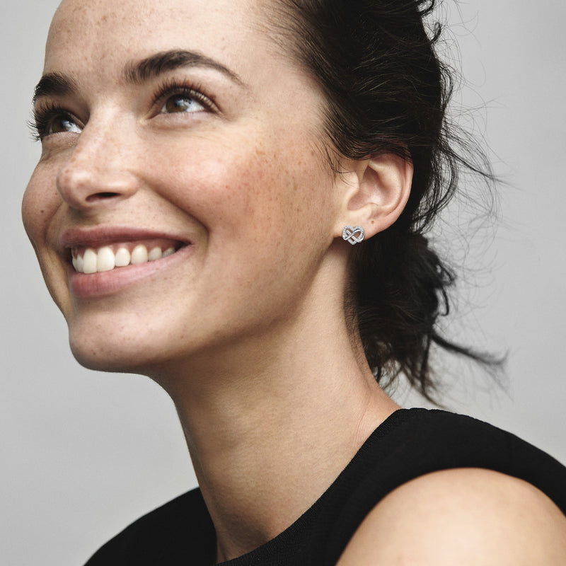 Pandora Moments damen Ohrknöpfe Silber 292667C01-zoom-