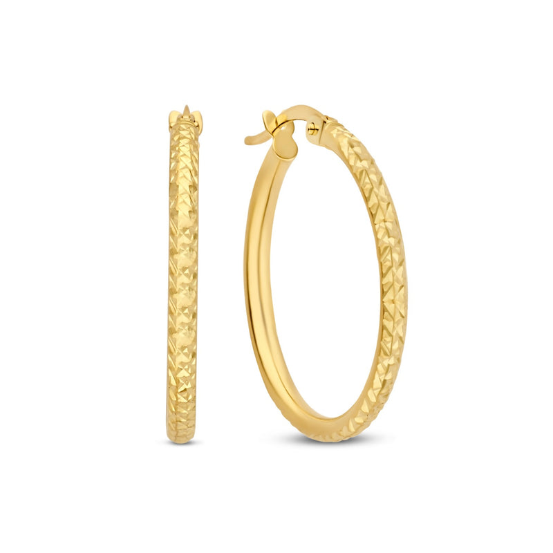Isabel Bernard Rivoli Laura 14 Karat | Gold Reif-Ohrringe IB360161-zoom-