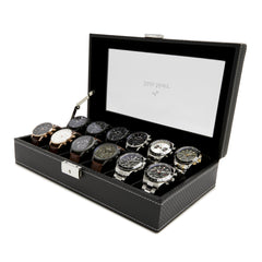 Mats Meier Mont Fort Black Watchbox voor 12 Watchs