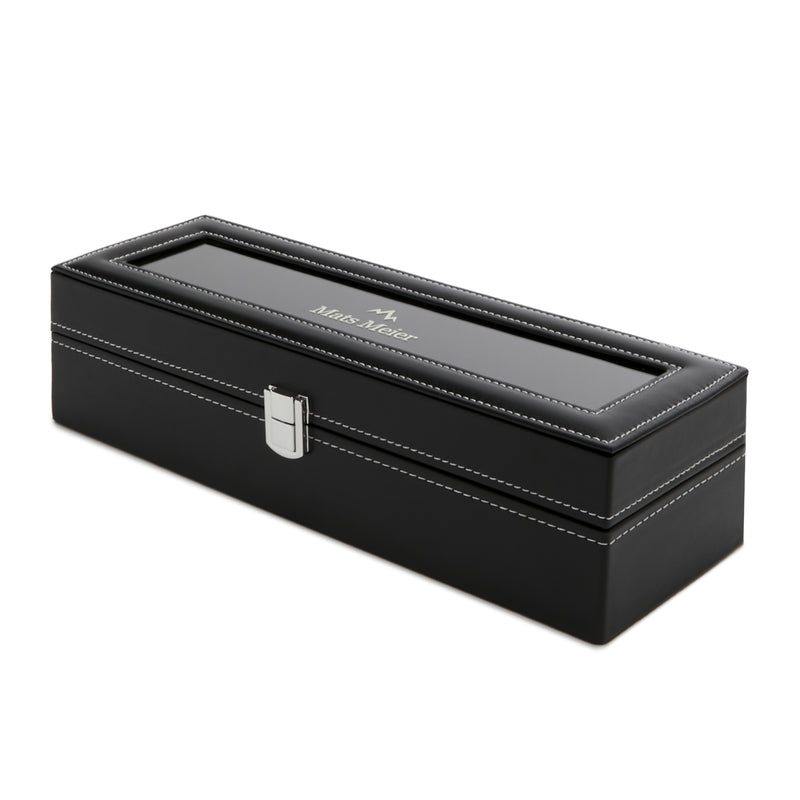 Mats Meier Mont Fort herren Uhrenbox Schwarz MM-Watchbox-1915-zoom-
