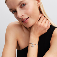 Pandora Moments 925 Sterling Silver Opalescent Infinity Double Dangle Charm 794251C01