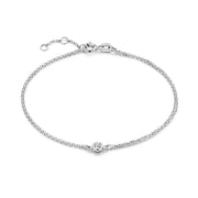 Isabel Bernard De La Paix Inaya 14 Karat | Weißgold Armband | Diamant 0.02 Karat | IBD320010